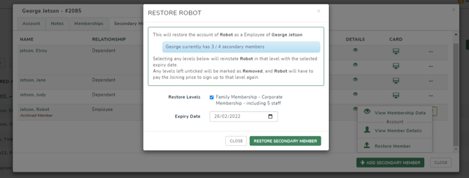 RestoreMember