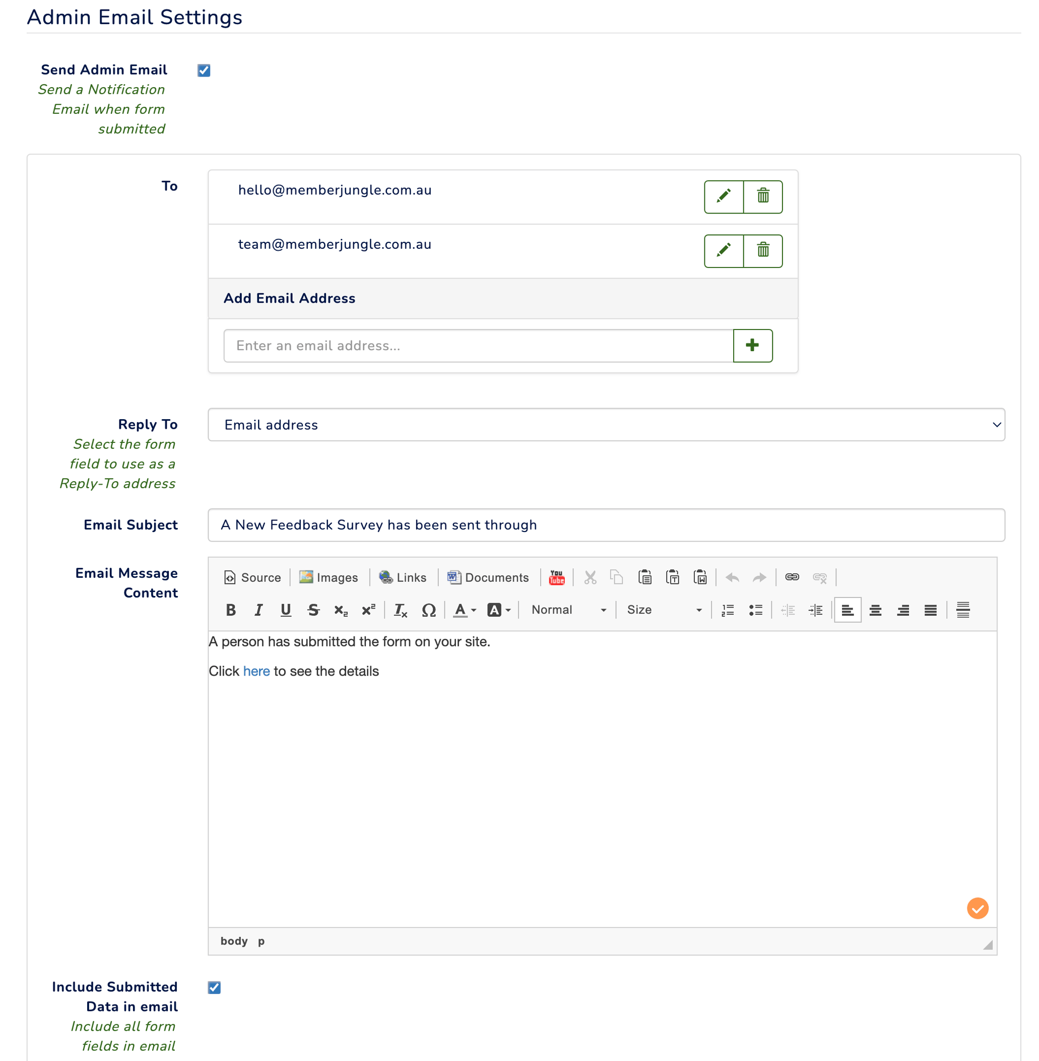 Powerdata Forms Module