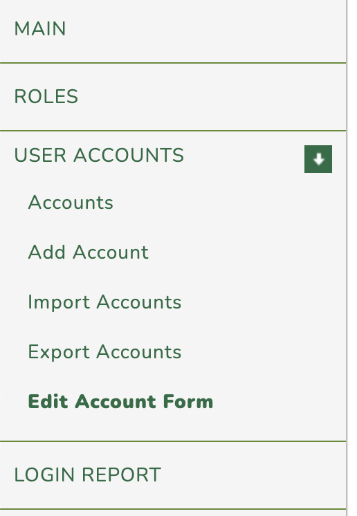 Account Settings Form